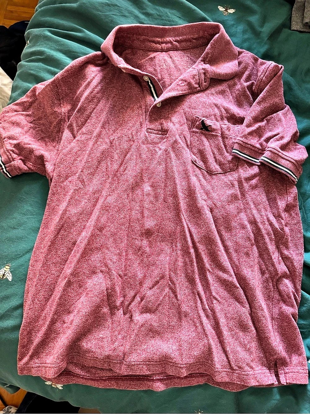 Eddie Bauer Men's Pink Polo Shirt